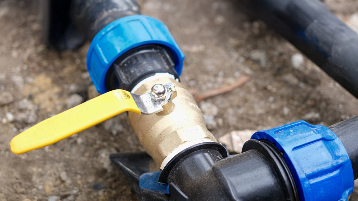 New Water Incoming Pipe